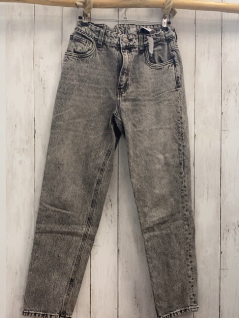  Hose Gr. 164  grau Jeans Bund verstellbar