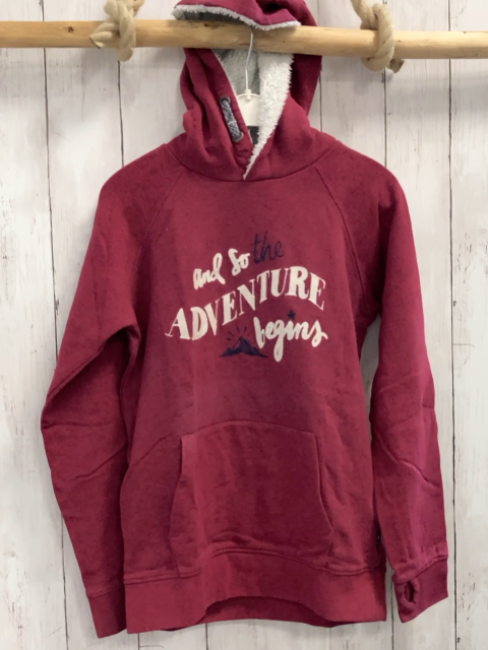 Petrol Industries  Pullover  Gr. 158/164  rot Kapuze weiß schwarze Schrift 