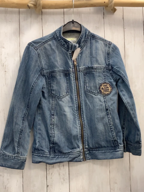 Vertbaudet  Jeansjacke  Gr. 134  blau 