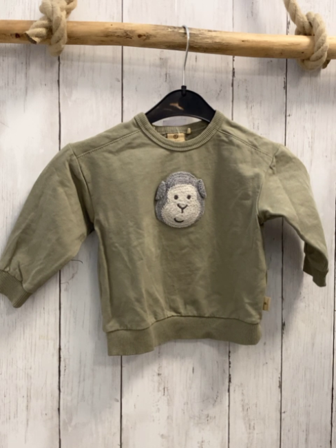 bellybutton Pullover Gr. 80  mint Affe