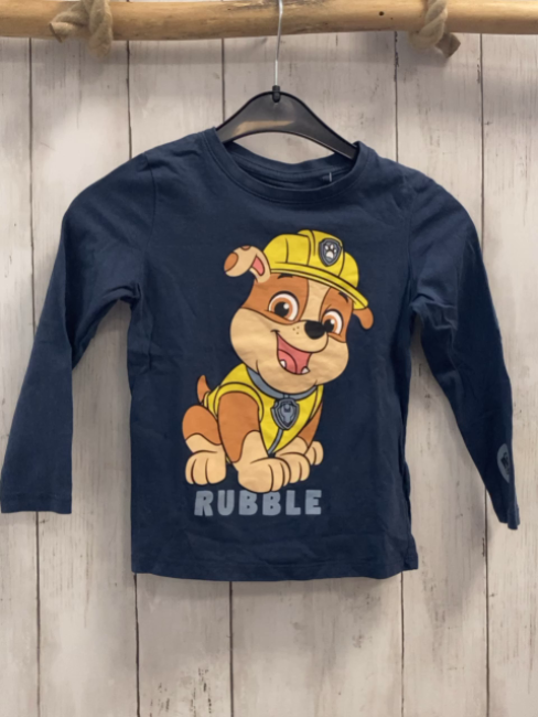  Langarmshirt Gr. 110  blau Paw Patrol