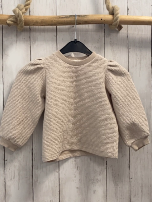 reserved Pullover Gr. 92  beige Struktur