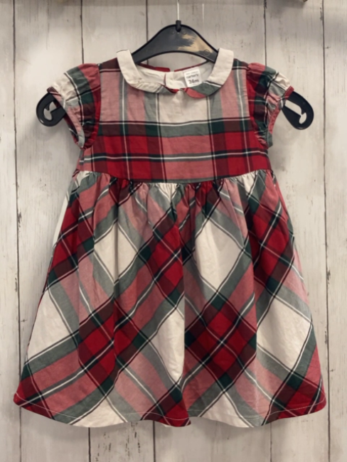 Carter´s Kleid Gr. 92  rot weiß grün kariert