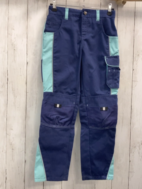 Topcraft  Hose  Gr. 134/140  blau mint aufgesetzte Taschen