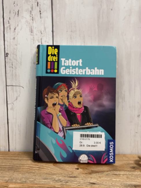 Die drei!!! Buch Tatort Geisterbahn 