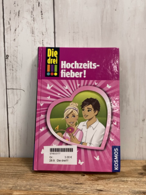 Die drei!!! Buch Hochzeitsfieber 