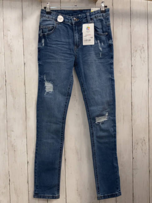 neu Yigga  Hose  Gr. 146  blau Jeans Bund verstellbar NP 19,99 € 