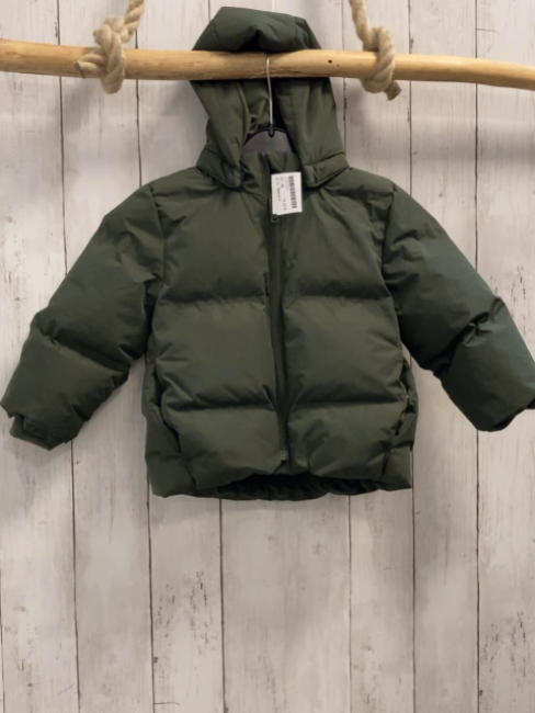 Name it  Winterjacke  Gr. 86  dunkeloliv Kapuze 