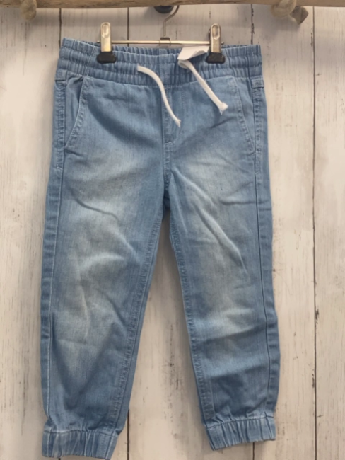 H&M  Hose  Gr. 98  blau Jeans  Gummizugbund mit Kordel