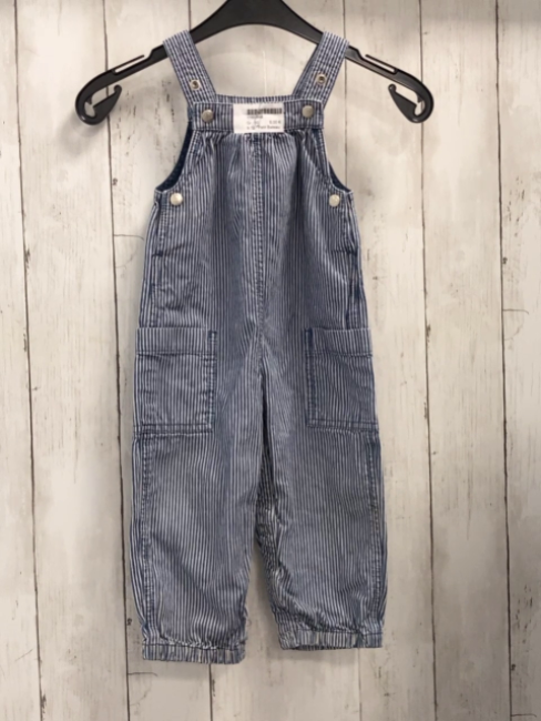 Petit Bateau  Latzhose  Gr. 80  blau weiße Streifen 