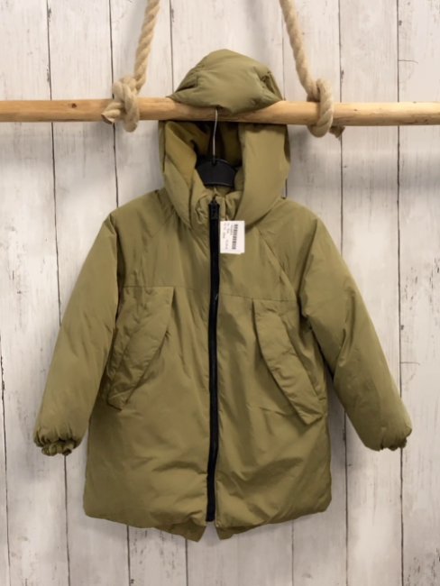 Zara  Winterjacke  Gr. 104  senf warm gefüttert schwarzer Reißverschluss 