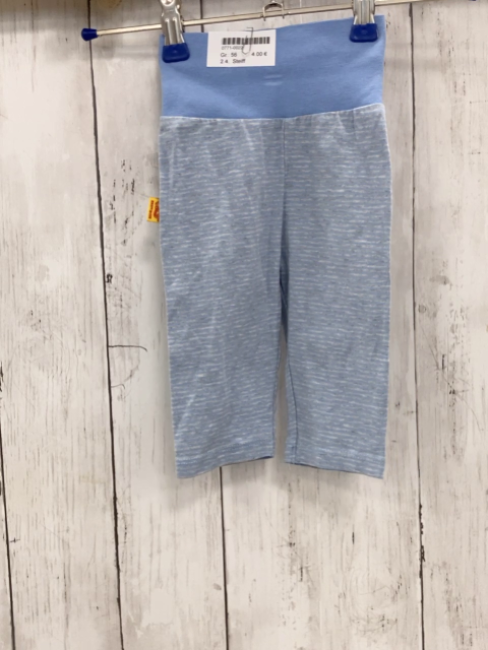 Steiff  Leggings  Gr. 56  hellblau hellgraue Streifen 