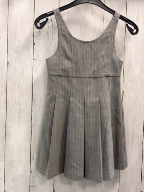 zara Kleid Gr. 116  grau Streifen
