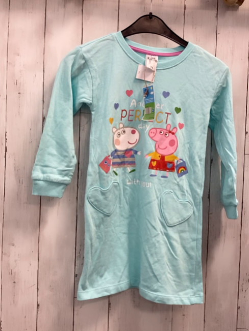 neu Kleid Gr. 116  hellblau peppa Pig