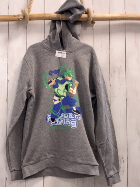 Kiabi Pullover Gr. 158  grau blau grüne Figur