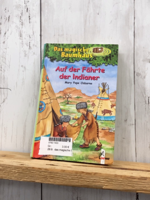 das magische Baumhaus Buch Auf der Fährte der Indianer