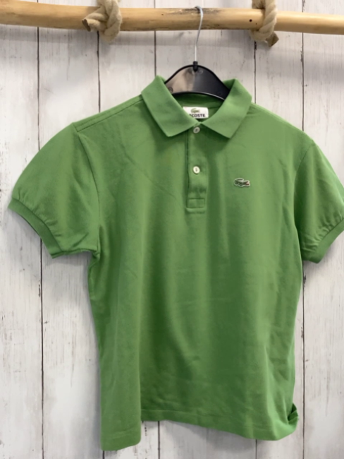 Lacoste  T-Shirt  Gr. 146  grün Polokragen 