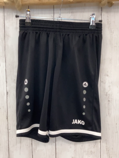 Jako Sporthorts Gr. 152  schwarz weiße Streifen