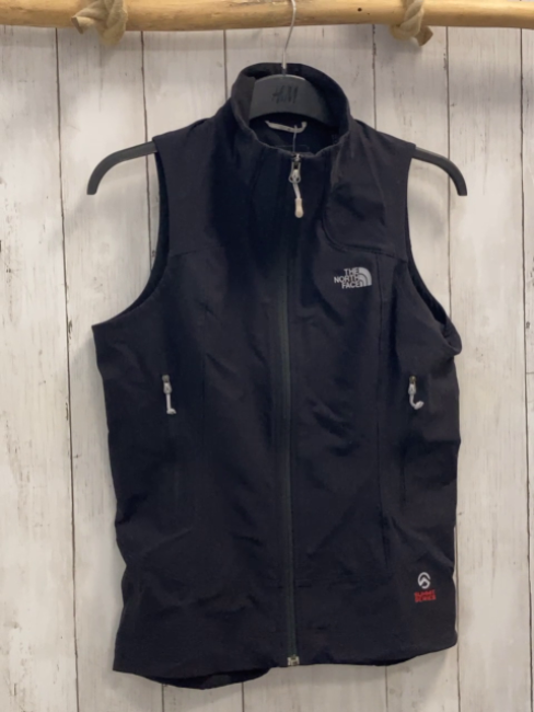 The North Face  Softshellweste Gr. 164/170  schwarz graue Schrift 