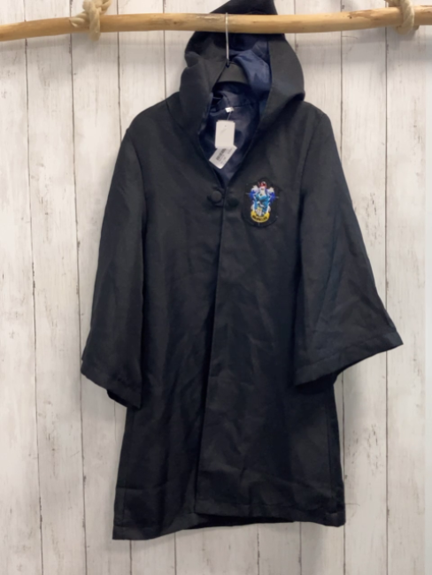   Karnevalkostüm  Gr. 128  schwarzer Umhang Ravenclaw mit Kapuze 