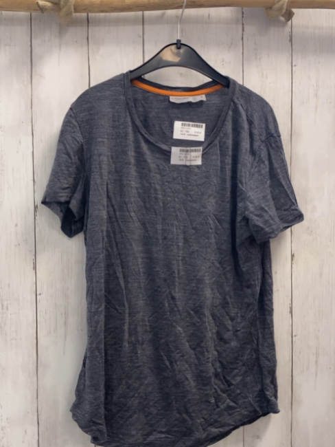 icebreaker T-Shirt Gr. 152  blau/grau 40 % Merinowolle