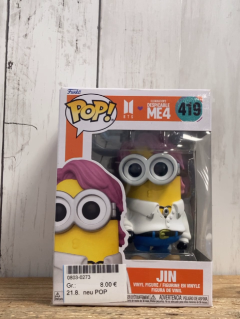 neu POP Plastikspielzeug JIN Despicable Me4