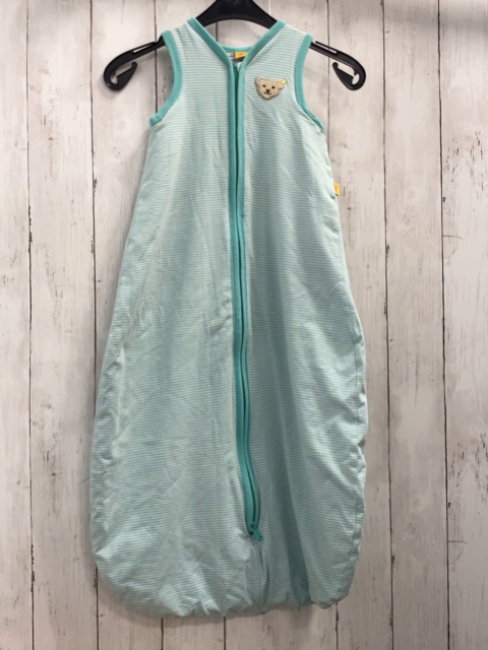 Steiff  Schlafsack Gr. 90 cm  mint weiße Streifen 