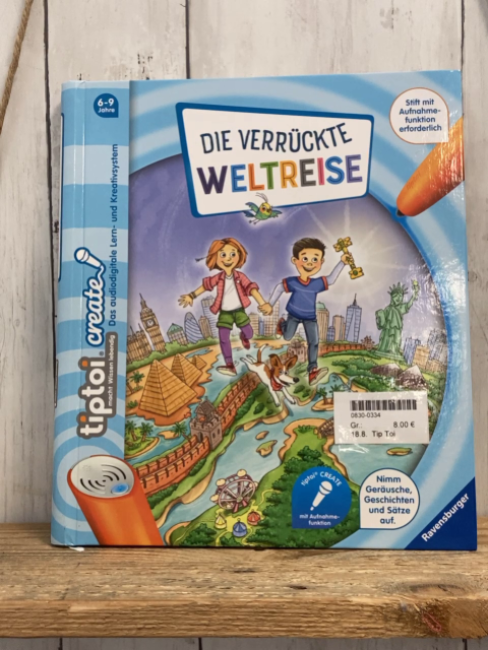 Tip Toi Pappbuch Die verrückte Weltreise