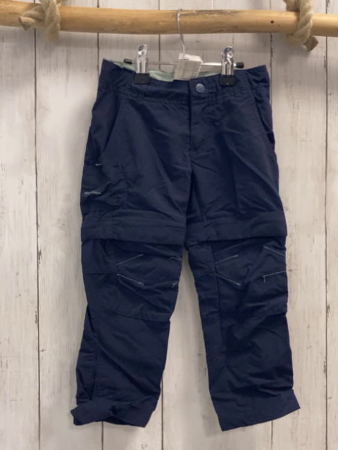 Decathlon  Hose  Gr. 98  blau Bund verstellbar Beine abtrennbar