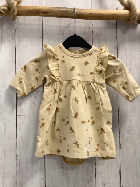 Bruuns Bazar Kleid Gr. 56  beige Zitronen