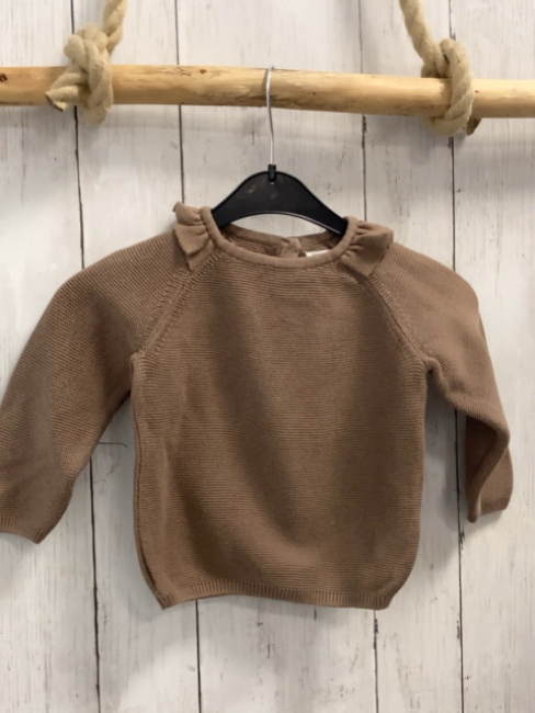   Pullover  Gr. 86  braun Strick