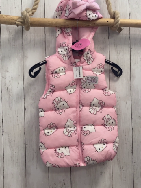 neu Weste  Gr. 92  rosa Hello Kitty Kapuze 