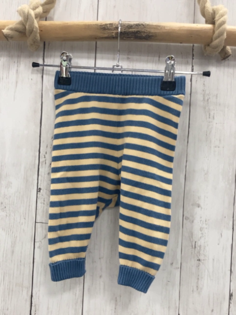 Alana Jogginghose Gr. 62  beige blau gestreift Strick