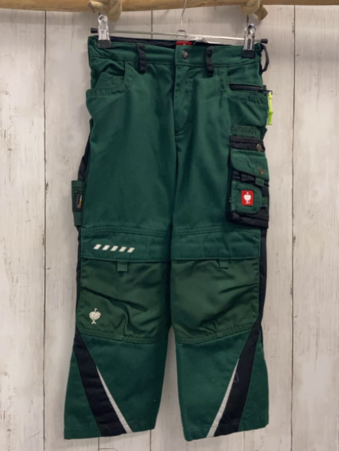 Engelbert Strauß  Hose  Gr. 116  grün schwarz silber 