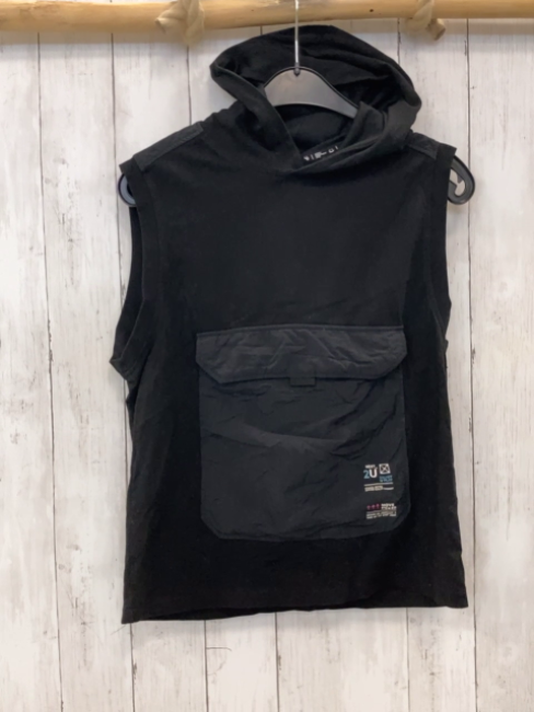 Zara  T-Shirt  Gr. 152  schwarz Kapuze große Bauchtasche 