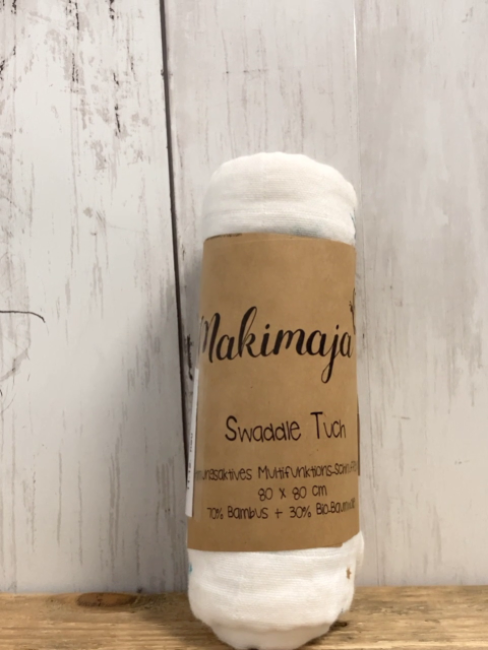 neu  Spucktuch weiß bunte Sterne 