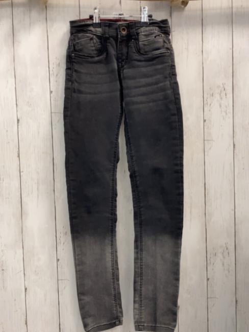 Vingino  Hose  Gr. 140  grau Jeans Bund verstellbar 