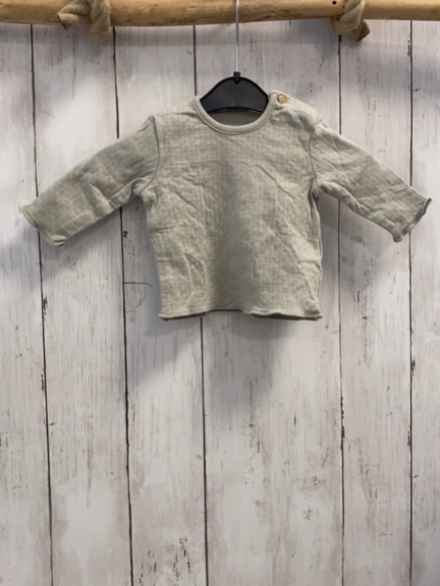 Zara Pullover  Gr. 56  grau Lochmuster 
