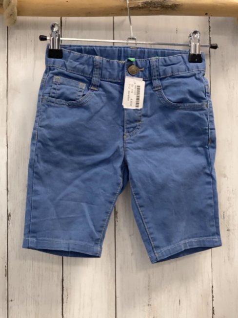 benetton  Shorts  Gr. 110  hellblau gelbe Nähte Bund verstellbar 