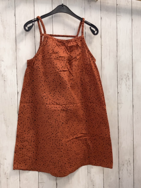 H&M  Kleid  Gr. 152  rostbraun schwarze Punkte 