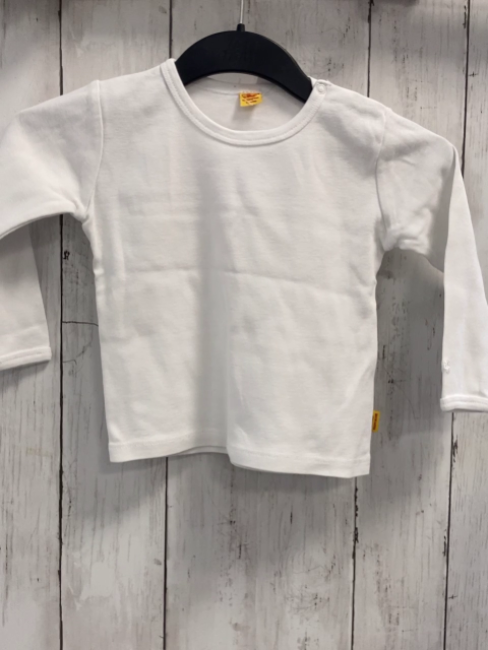 Steiff  Langarmshirt  Gr. 74  weiß 