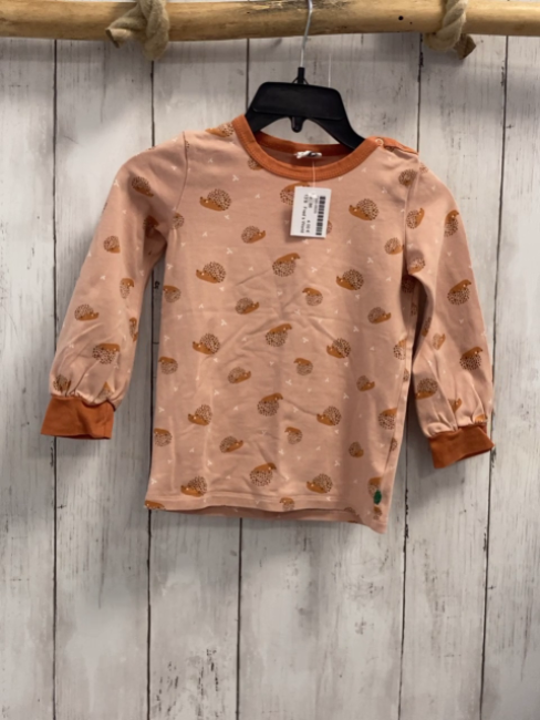 Fred´s World  Langarmshirt  Gr. 86  lachs Igel 