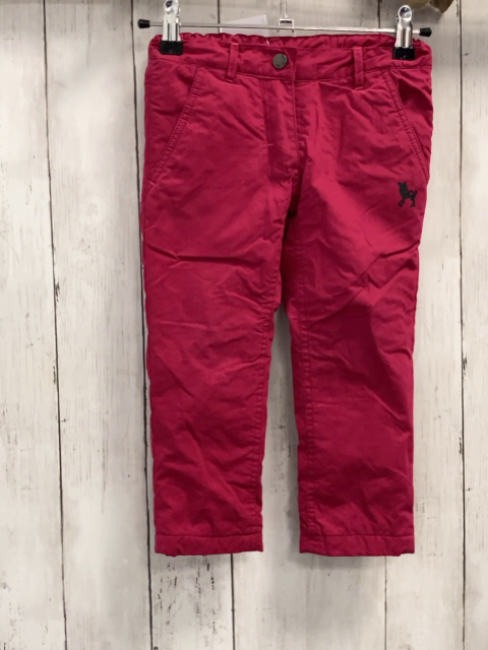 Bob der Bär  Hose  Gr. 98  rot gefüttert Reh Bund verstellbar 