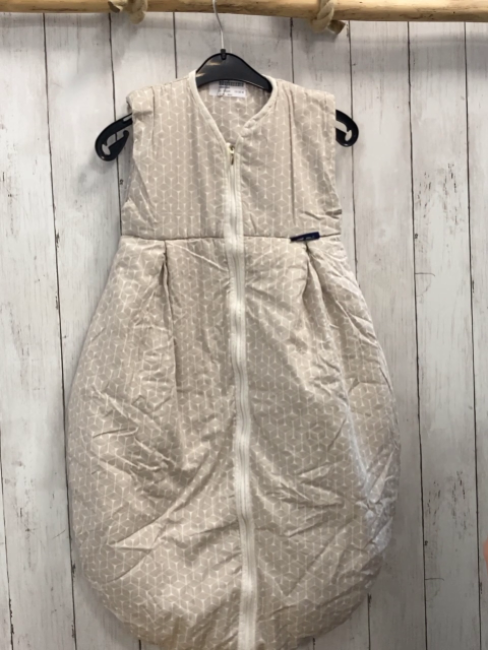 Alvi  Schlafsack Gr. 90 cm  weiß grauer Druck