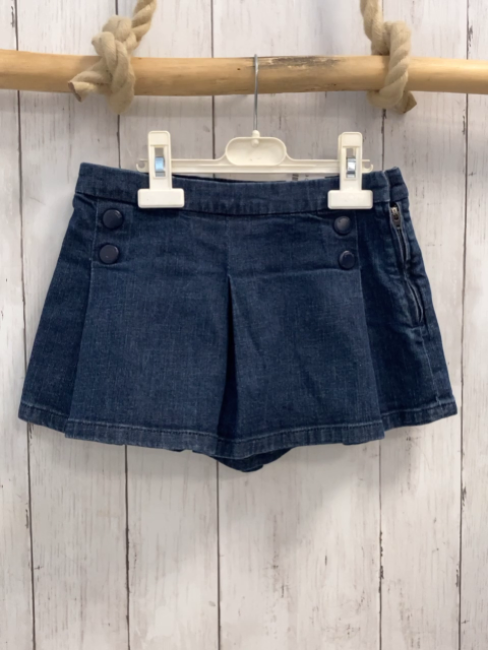 Jacadi  Shortsrock  Gr. 134  blau jeans 