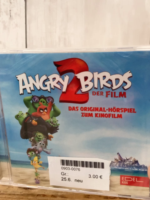 neu CD Angry Birds 3