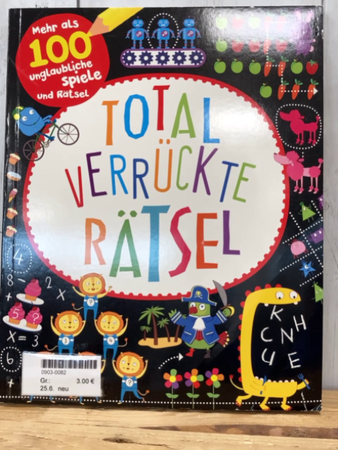 neu Kreativheft Total verrückte Rätsel