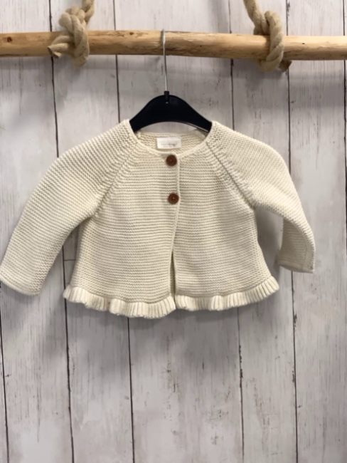 Next  Strickjacke  Gr. 74  creme 