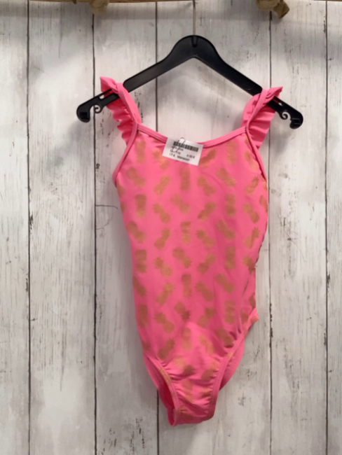 Manguun Badeanzug  Gr. 116  pink goldene Ananas 