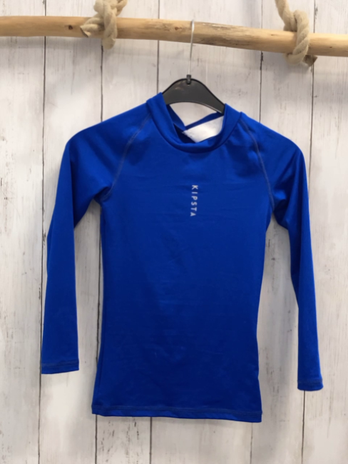 Decathlon  Skiunterwäsche  Gr. 128  Shirt blau 